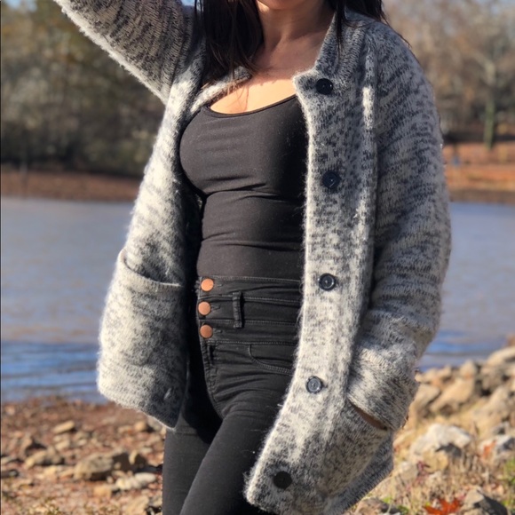 Willi Smith Sweaters - Willi Smith off white long cardigan sweater size L